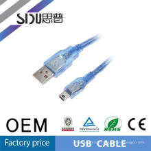 Usine de câble mini usb haute vitesse SIPU à guangzhou 2.0